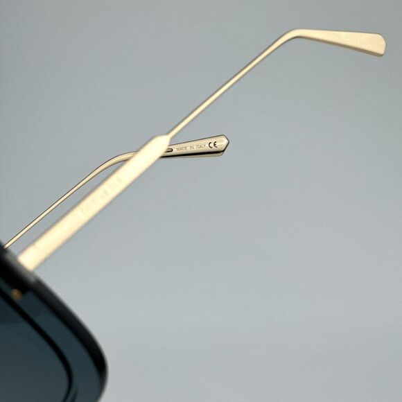 NEW Dior ULTRADIOR MU B0B0 Gold Blue Unisex Mask Sunglasses - Picture 14 of 16